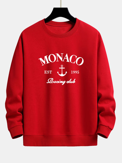 Monaco Print Sweatshirt mit Relaxed Fit