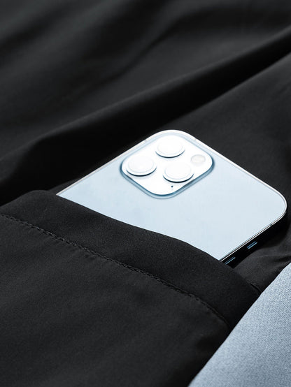 Kontrast 2 in 1 Kapuzen-Bomberjacke