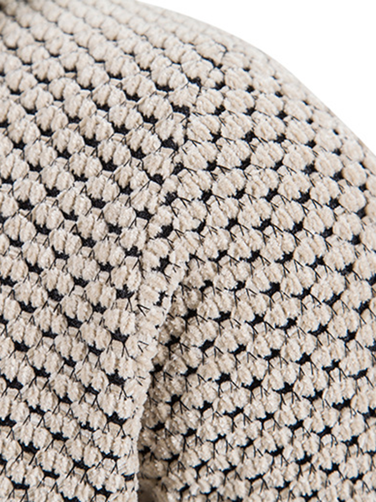 Langärmliger, strukturierter Kapuzenpullover