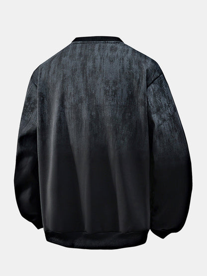 Batikkunst Sweatshirt mit lockerem Schnitt