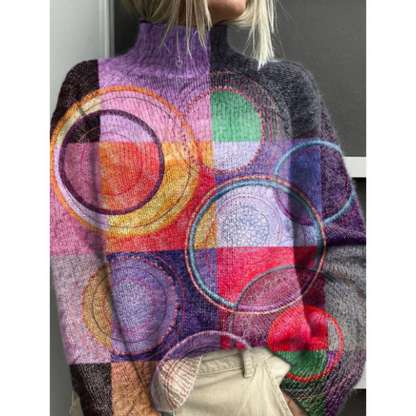 Celu - Lebendiger Rollkragenpullover