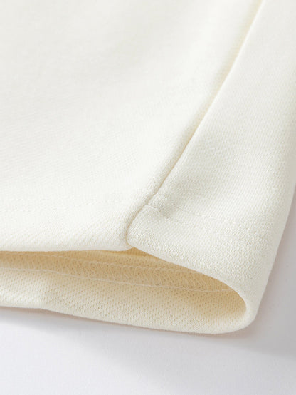 Color Block Zip-Up Polo Sweatshirt