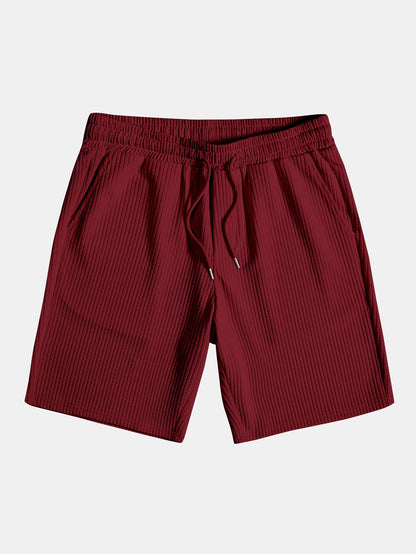 Muscle Fit Ripped Hem T-Shirt and Shorts Set