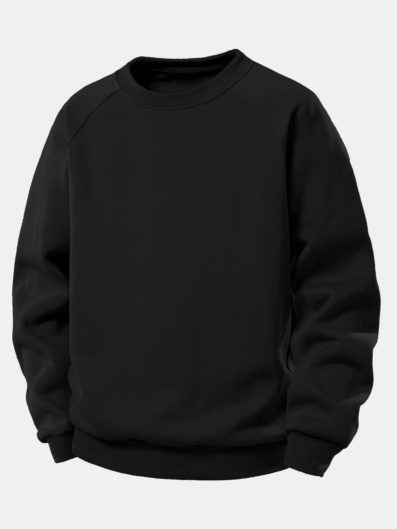 Basic Rundhals-Sweatshirt und Jogginghose