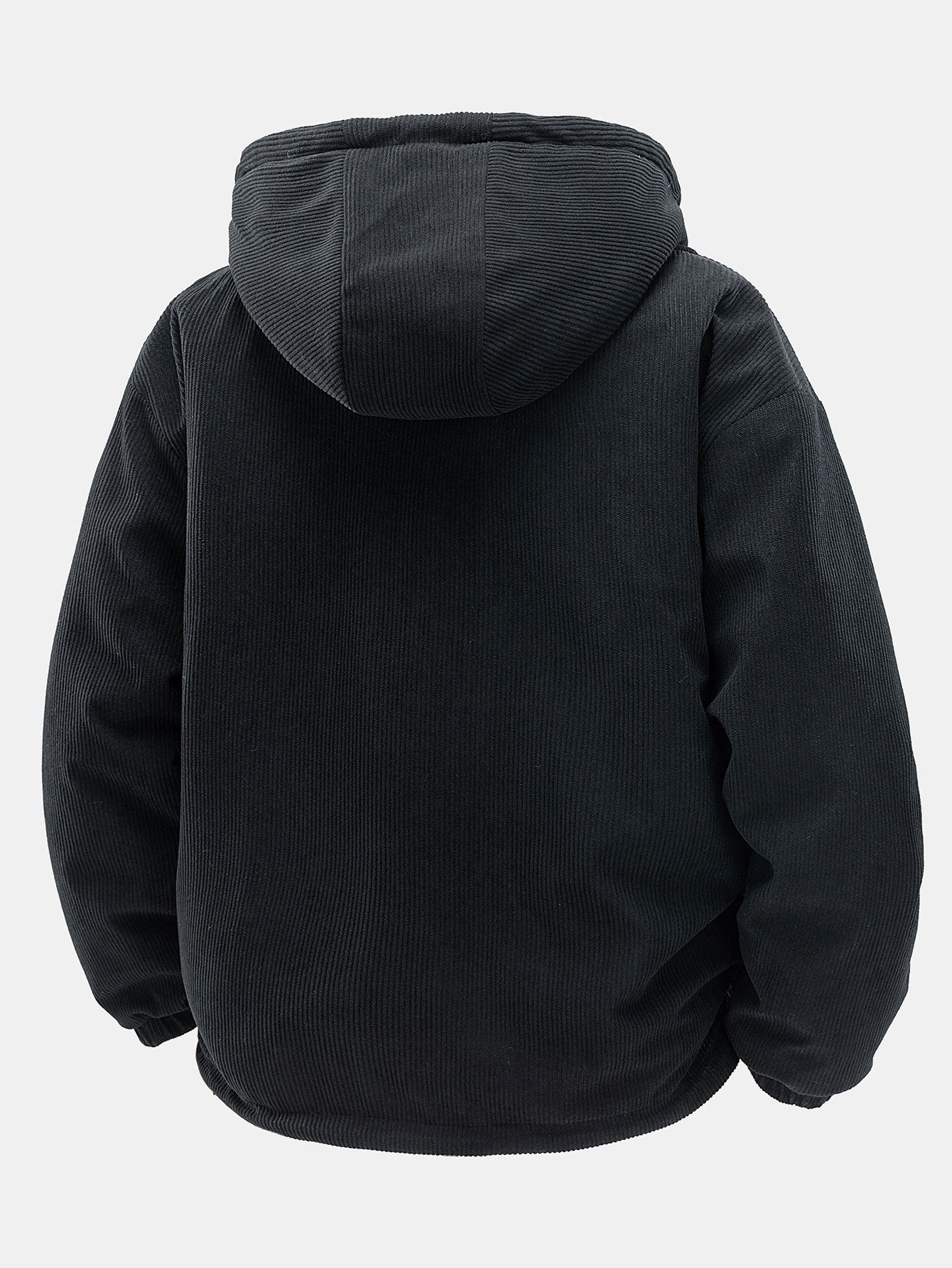 Teddy Corduroy Wendbare Kapuzenjacke