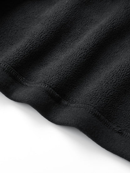 Viertel-Reißverschluss Fleece-Sweatshirt & Polar-Fleece-Hose mit geradem Bein