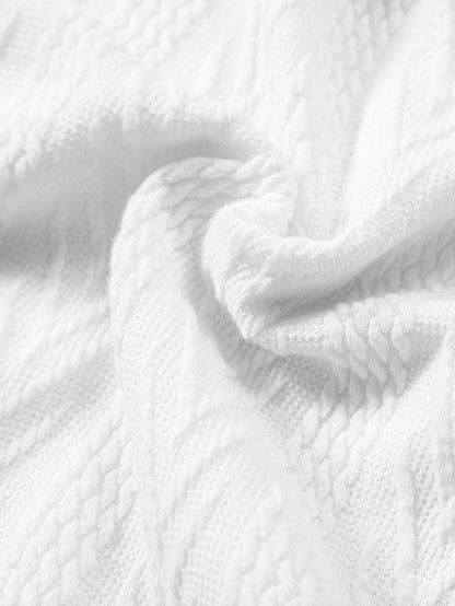 Kurze Ärmel Jacquard Polo