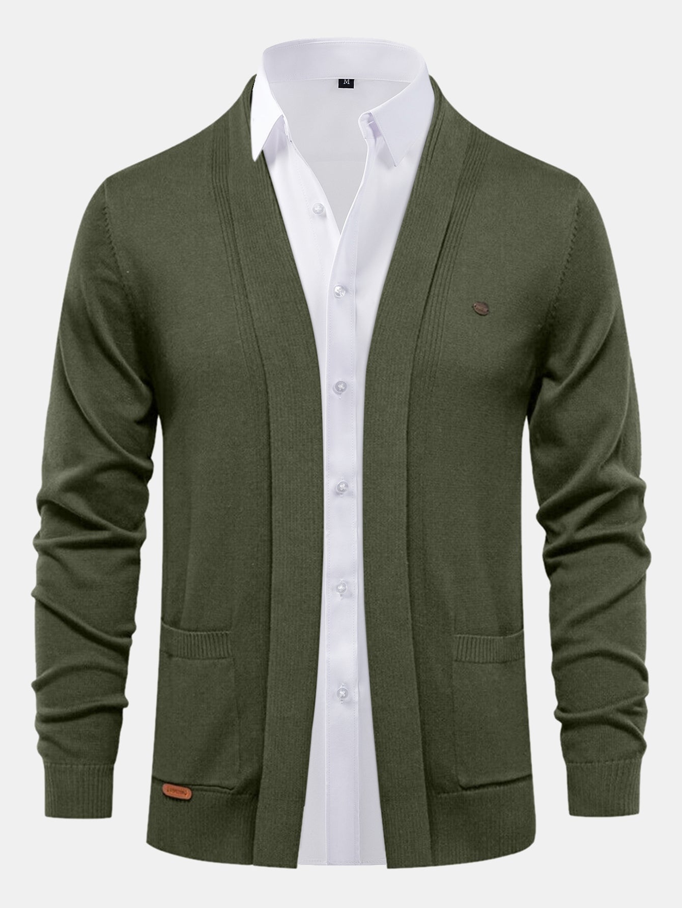 Cardigan-Pullover mit praktischen Taschen