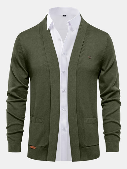 Cardigan-Pullover mit praktischen Taschen