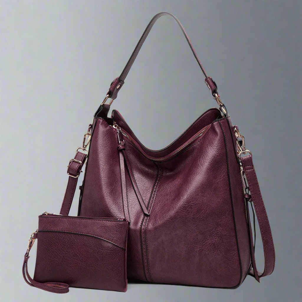 Cecile - Stylische Leder-Tote