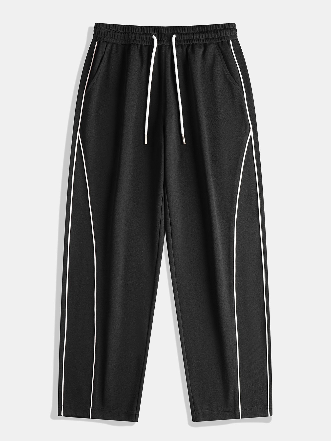 Bequeme Hose mit seitlichem Streifen