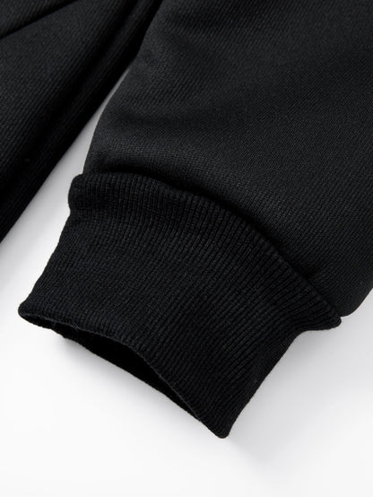 Teddy-Fleece Kapuzenpullover mit Reißverschluss und Kängurutasche