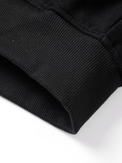 Locker sitzende Kapuzenjacke mit Reißverschluss und Kunstpelzkragen