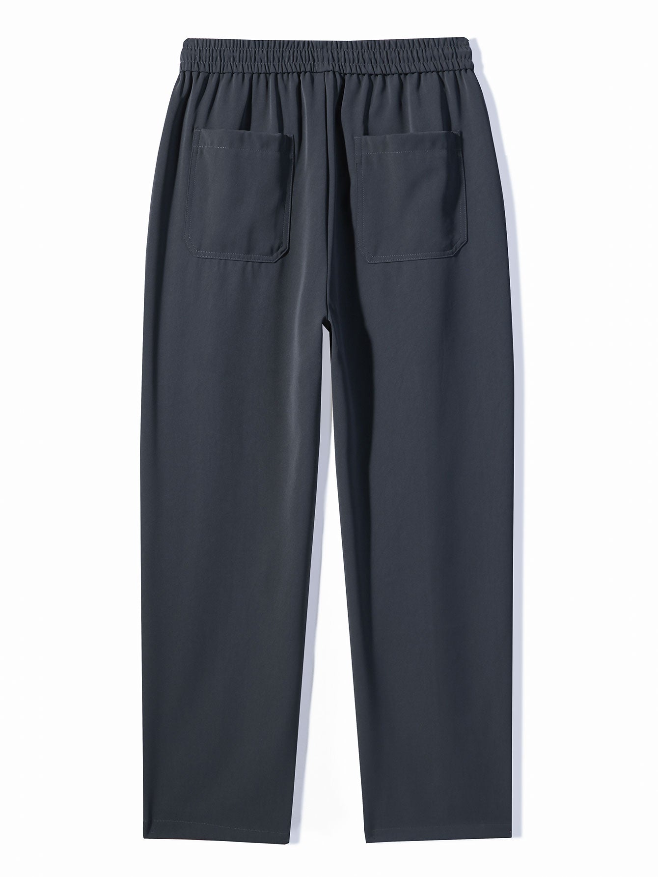 2-in-1 Raglanärmel Waffel-T-Shirt und Hose mit Bundfalten und Kordelzug, gerader Schnitt