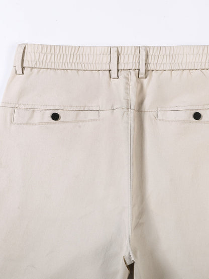 Gerade Bein Hose mit Elastischem Bund