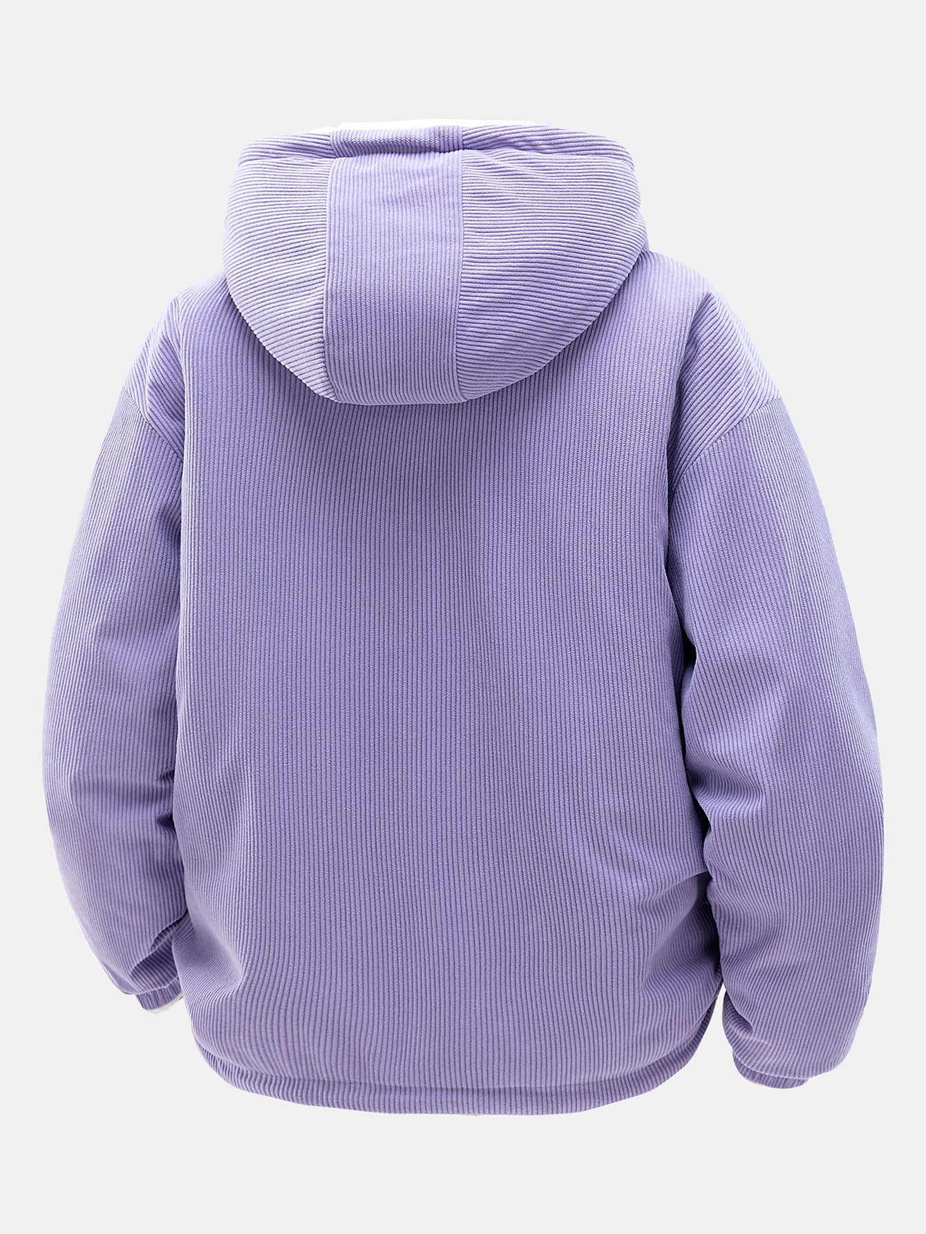 Teddy Corduroy Wendbare Kapuzenjacke