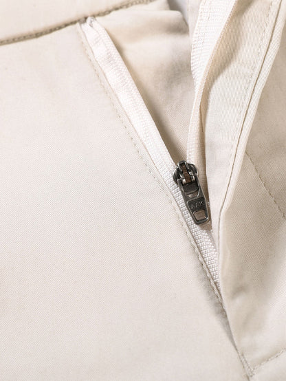 Gerade Bein Hose mit Elastischem Bund