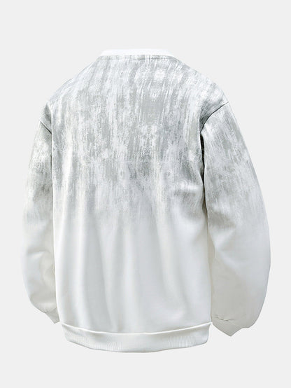 Batikkunst Sweatshirt mit lockerem Schnitt