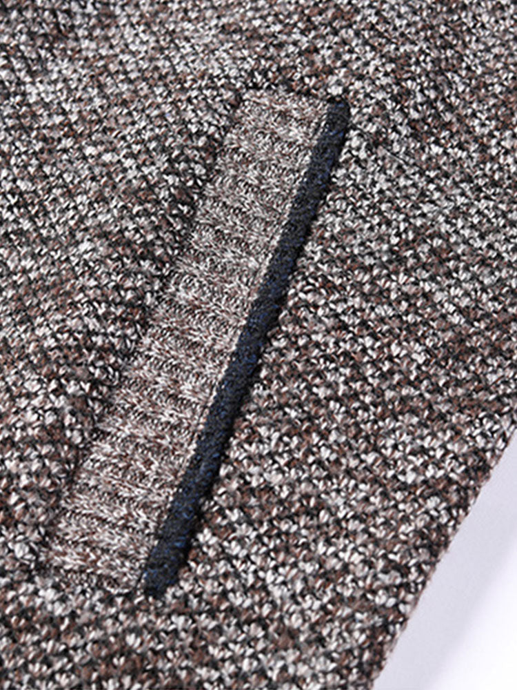 Reißverschluss-Herrenpullover