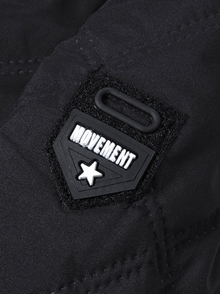 Steppjacke mit Stehkragen und Kunstpelzfutter