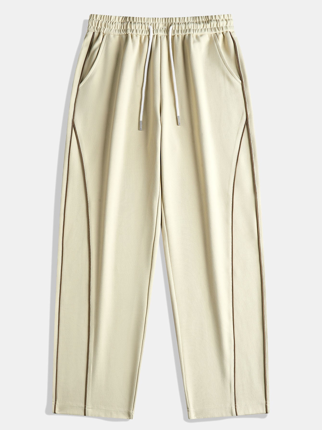 Bequeme Hose mit seitlichem Streifen