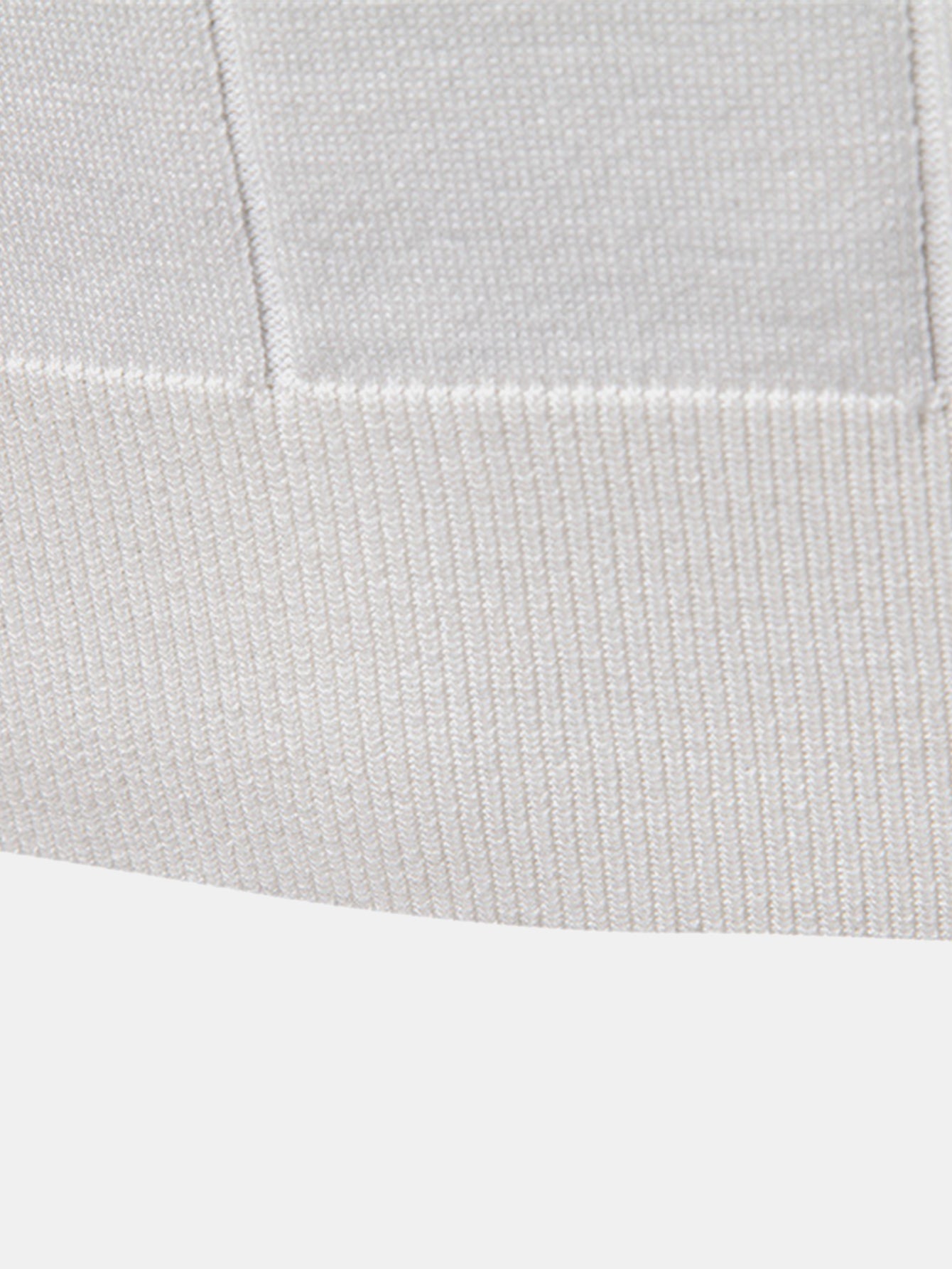 Strick Polohemd mit Kontrastbesatz und Reißverschluss