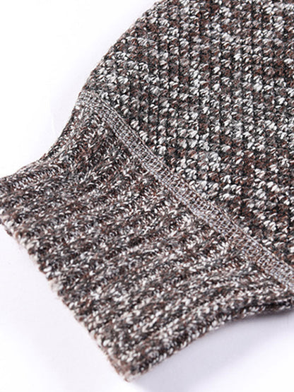 Reißverschluss-Herrenpullover