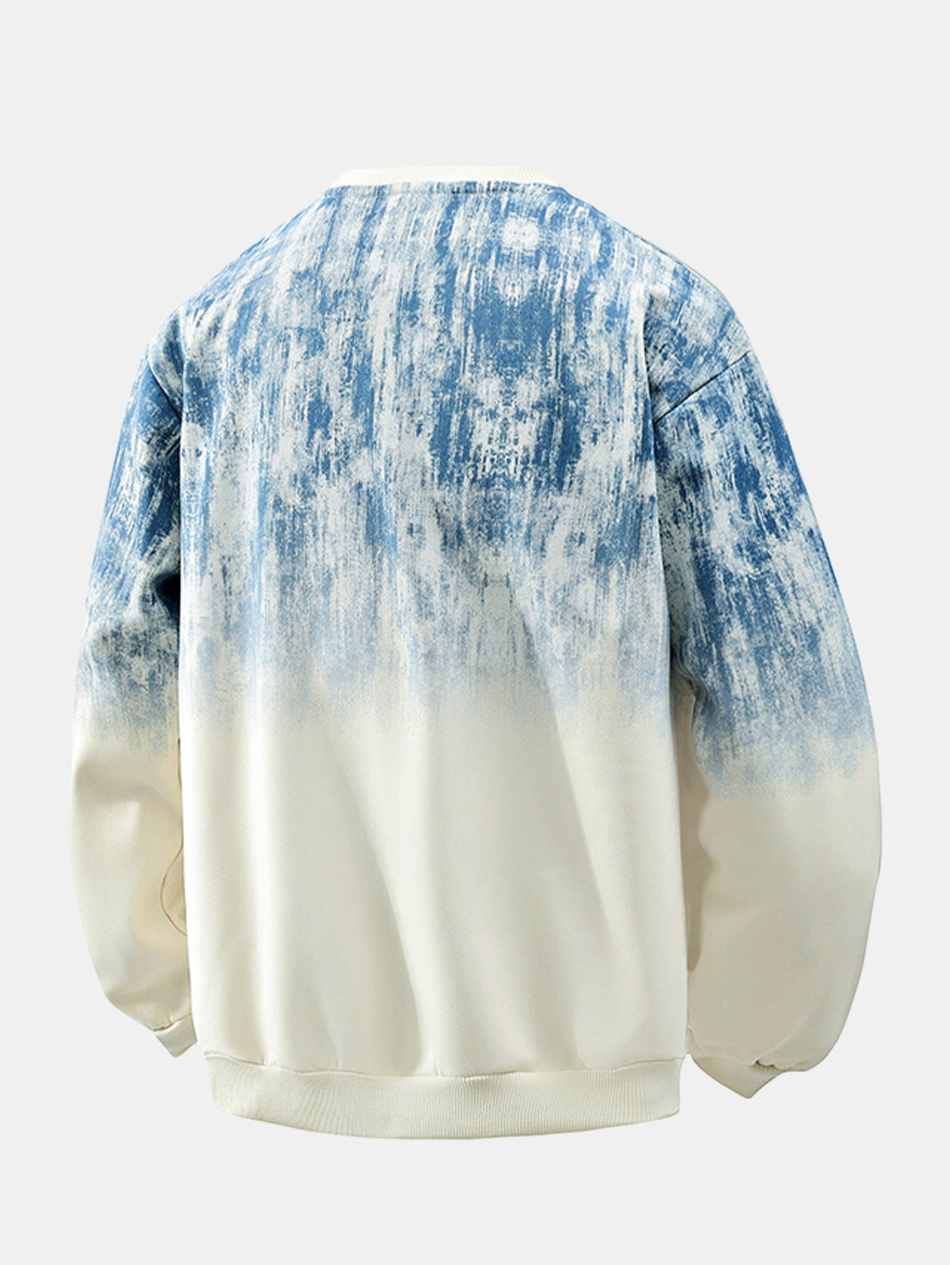 Locker sitzendes Batik-Sweatshirt