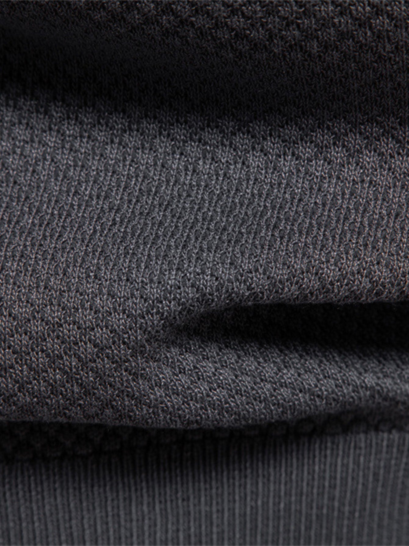 V-Neck Pineapple Pattern Knit Polo