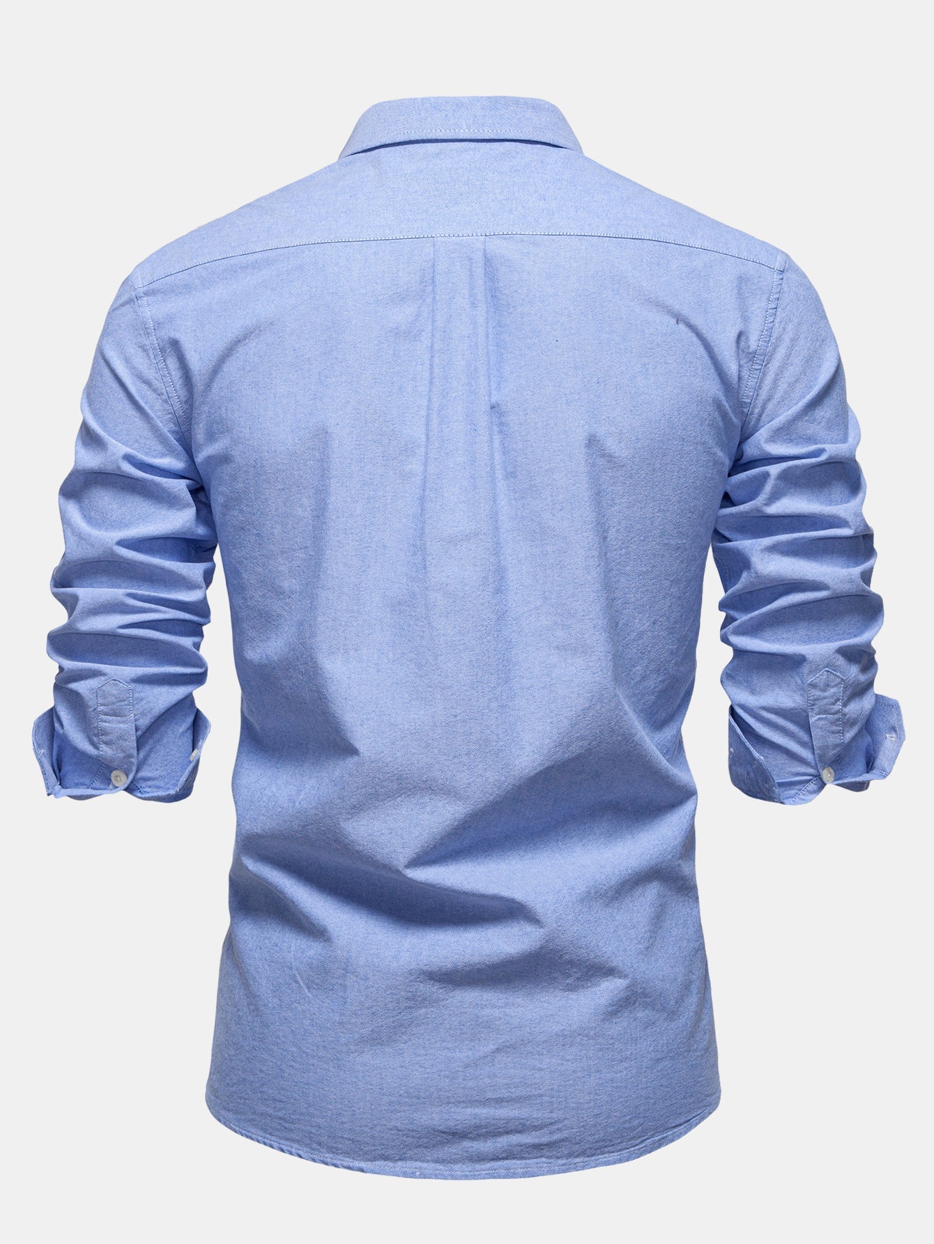 Cowboy-Stickerei Baumwoll-Oxford Hemd mit Knopfleiste