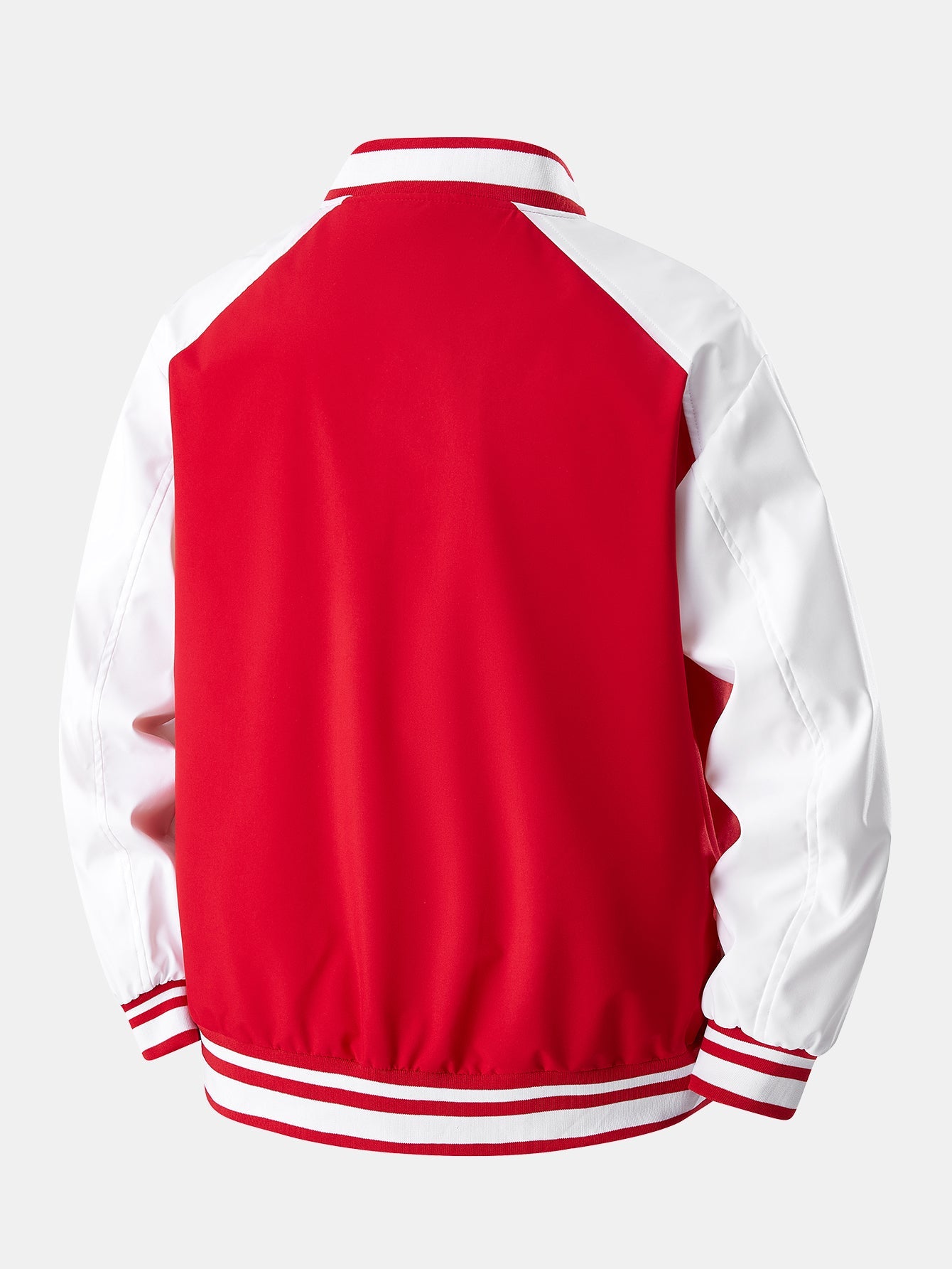 Baseballjacke im Locker-Schnitt mit kontrastierender Stickerei