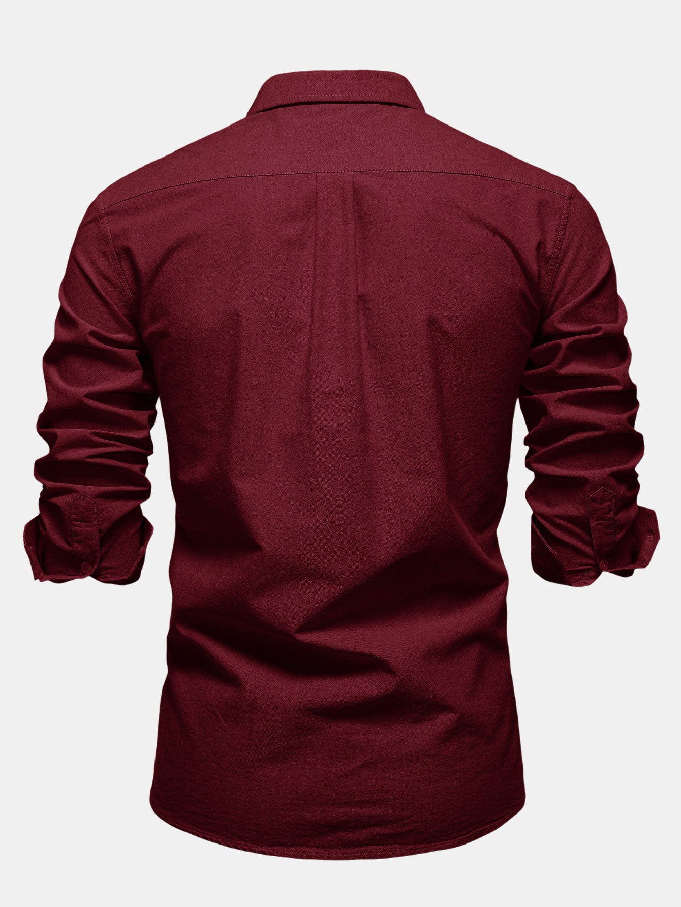 Cowboy-Stickerei Baumwoll-Oxford Hemd mit Knopfleiste