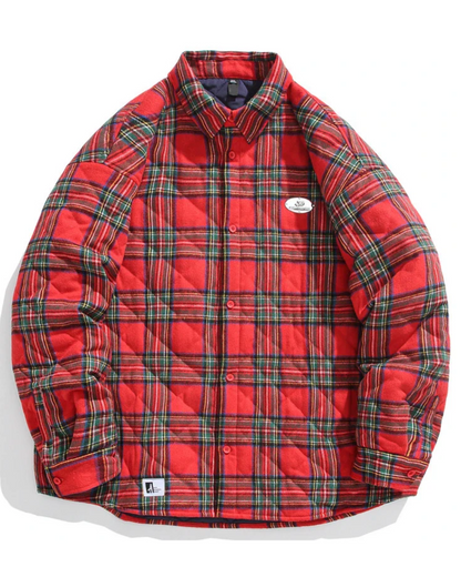 Vintage Baumwolle gepolsterte Jacke