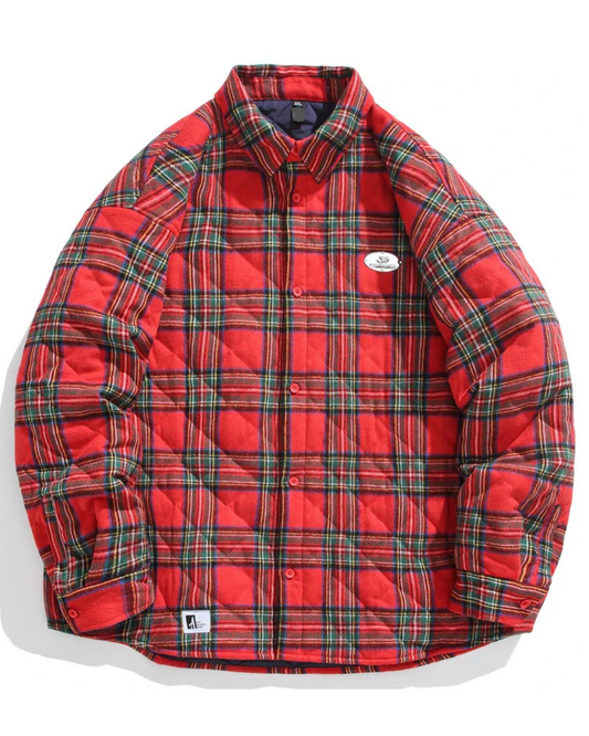 Vintage Baumwolle gepolsterte Jacke