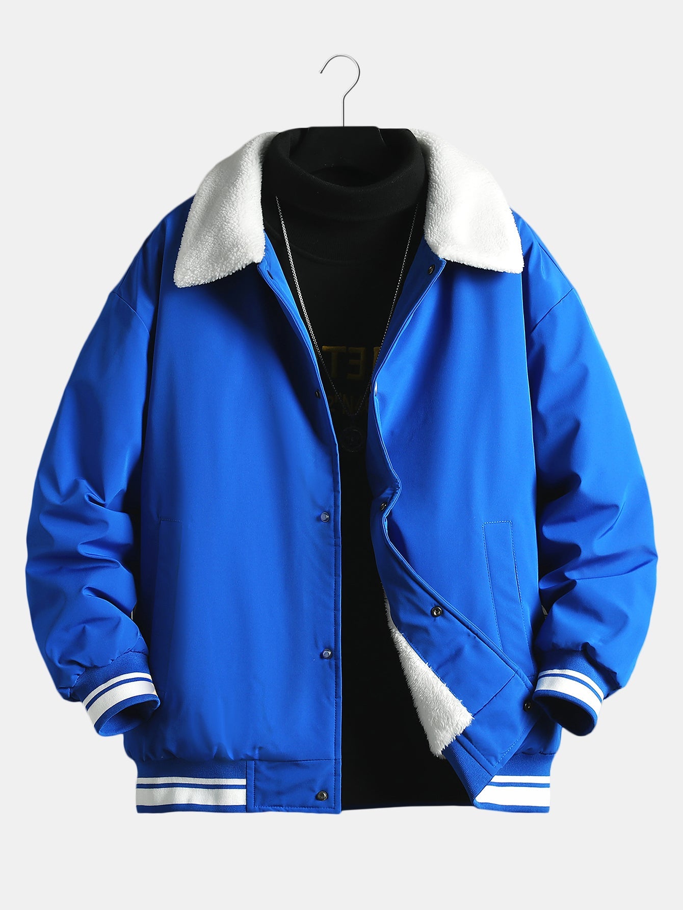 Teddy gefütterte Baseballjacke