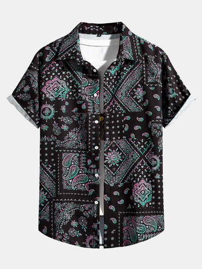 Knopfhemd mit Paisley-Muster