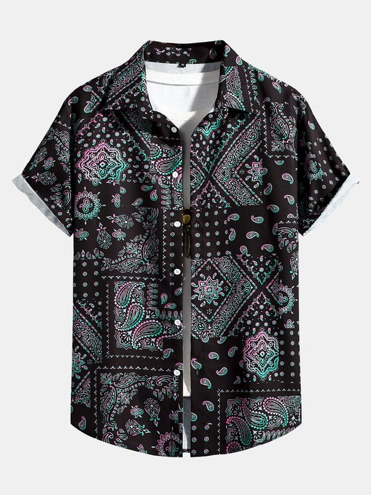 Knopfhemd mit Paisley-Muster