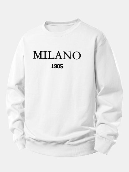 Milano Print Relax Fit Sweatshirt