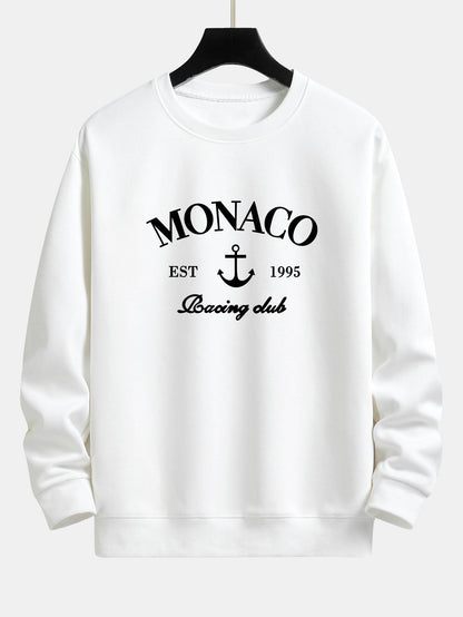 Monaco Print Sweatshirt mit Relaxed Fit