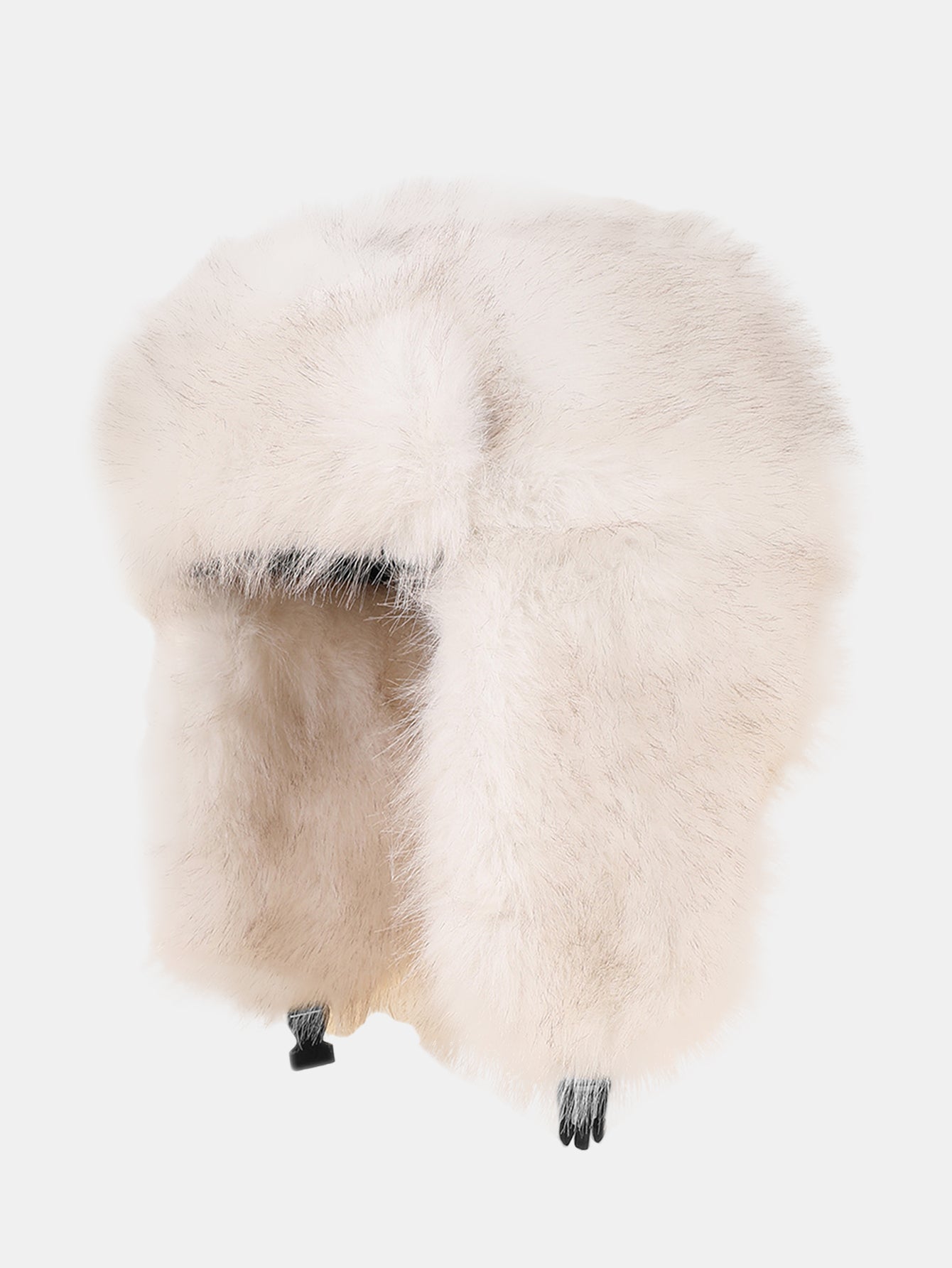 Modischer zweifarbiger Trapper-Hut mit dickem, thermischem Futter und winddichter Ausstattung