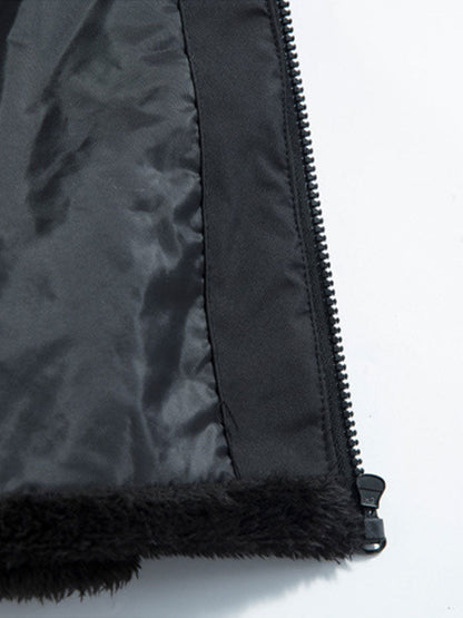 Teddy Fleece Kapuzenjacke