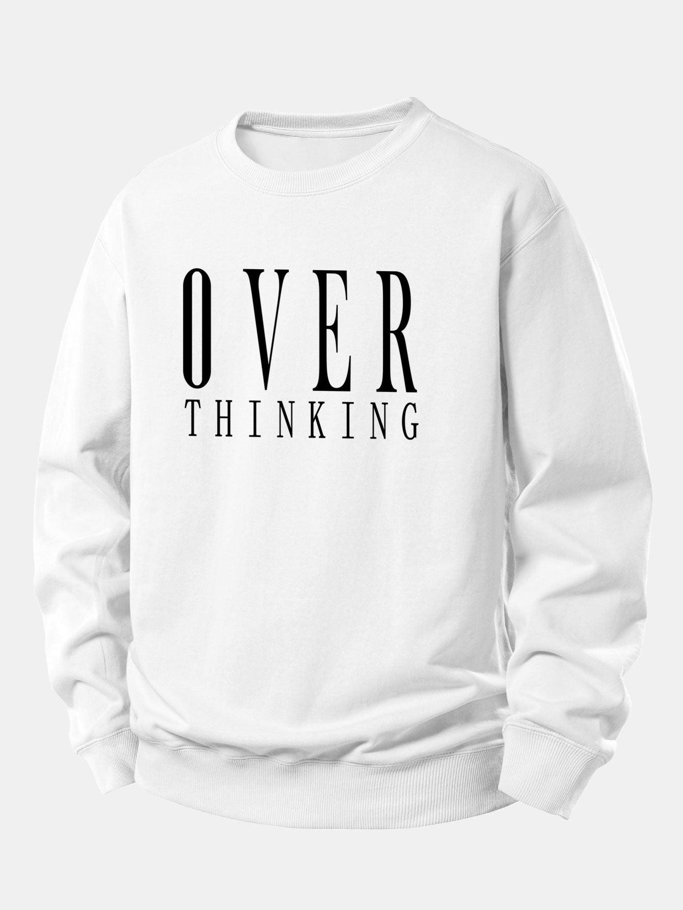 Überdenken Print Relax Fit Sweatshirt