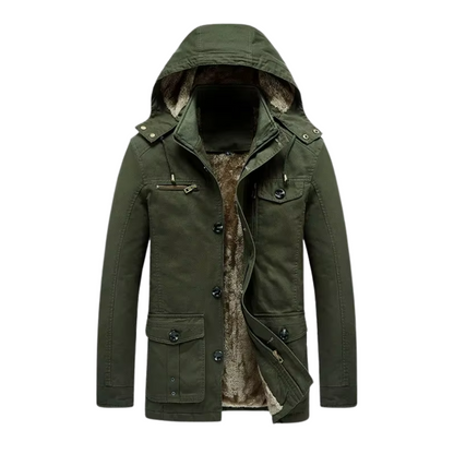 Elegante wattierte Premium-Winterjacke