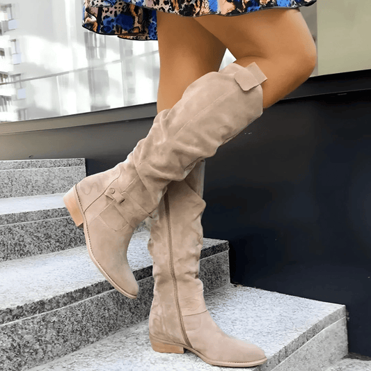 Reverie | Stylische Wildleder-Knieboots