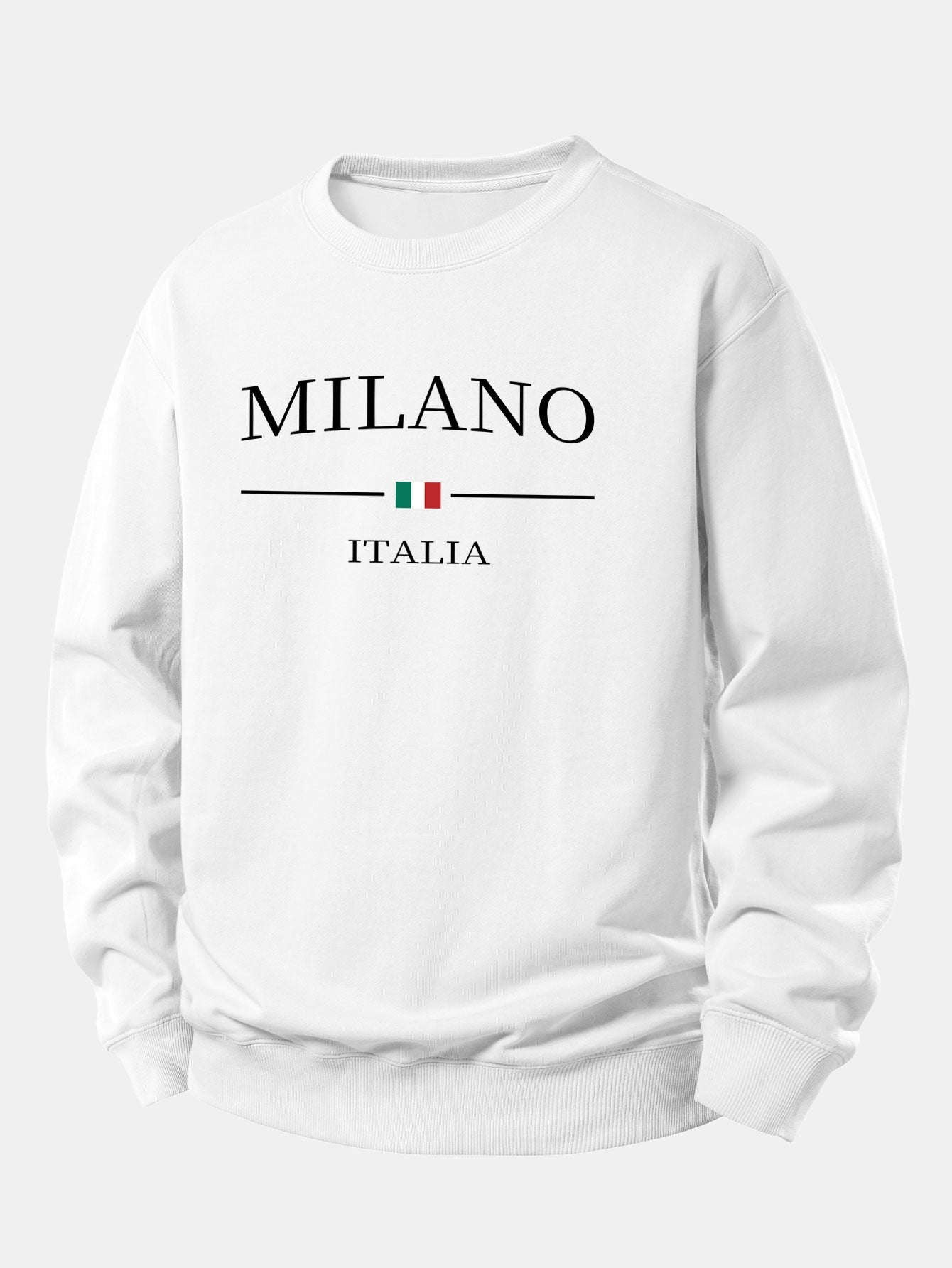 Relaxed Fit Milano Print Sweatshirt