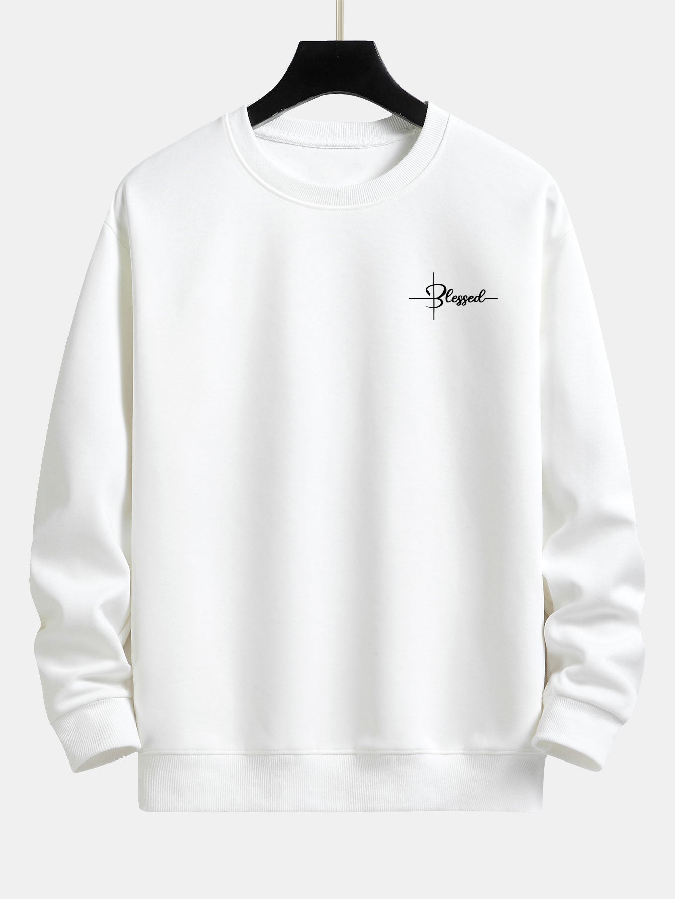 Blessed Print Relax Fit Sweatshirt