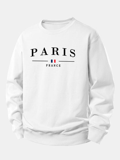Paris Print Relaxed Fit Sweatshirt