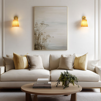 NATÜRLICHE DRAHTLOSE WANDLAMPEN (SET AUS 2)