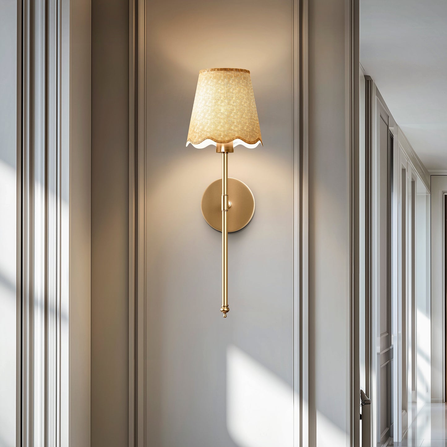 DRAHTLOSE BOHO WANDLEUCHTEN (SET AUS 2)