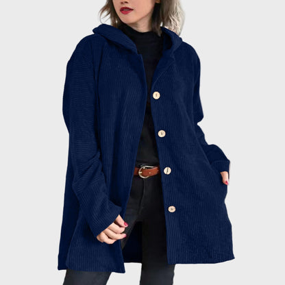 Indie | Cordjacke mit Kapuze